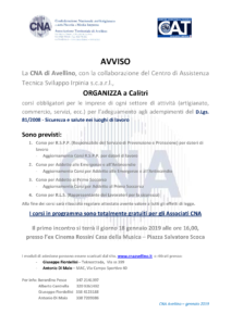 manifesto corsi calitri